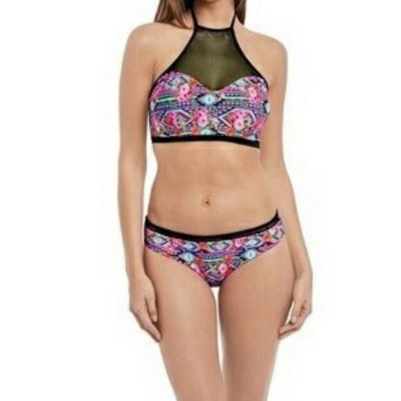 Freya Crop Bikini Top - Size 36DDD - NWT - Picture 3 of 7